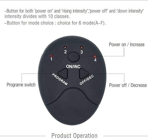 Miniatura 5 de Estimulador muscular EMS Tónico muscular Cinturón de tonificación abdominal Entrenador muscular corporal Entrenador abdominal Cinturón de tóner de