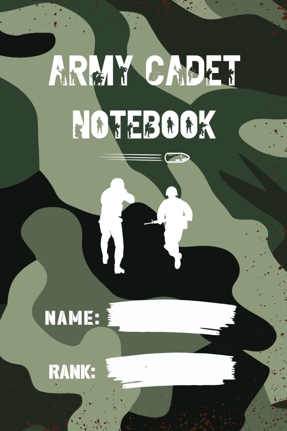Army Cadet Camo Notebook: Tactical Green Log Book for Record Keeping, Field Training, Survival Training Notes, Field Operations, and Youth Military Log Book