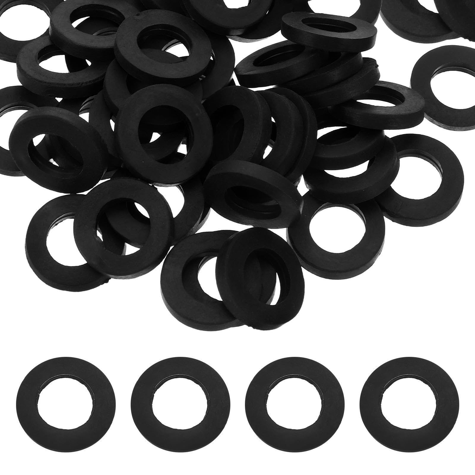 500 juntas de goma de repuesto: arandelas de goma para grifo de 3/4'' para cabezal de ducha y lavabo, arandelas para manguera de ducha y juntas de sellado para tuberías.