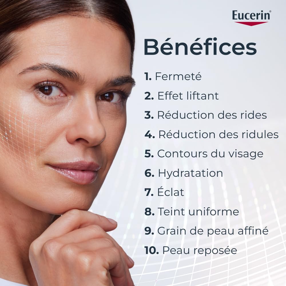 Eucerin HYALURON-FILLER Sérum Épigénétique 30ml, Sérum visage anti-âge qui inverse 10 signes visibles de l’âge, Skincare Eucerin anti-âge à l’Épicelline et acide hyaluronique