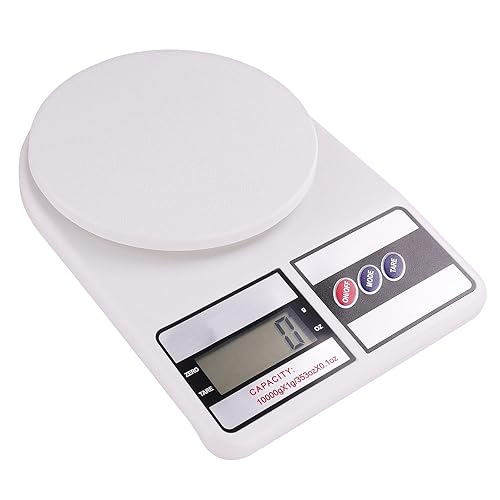 Kinstecks Báscula digital de cocina de 22.0lbs, báscula de cocina electrónica portátil con función Tara para oficina en casa