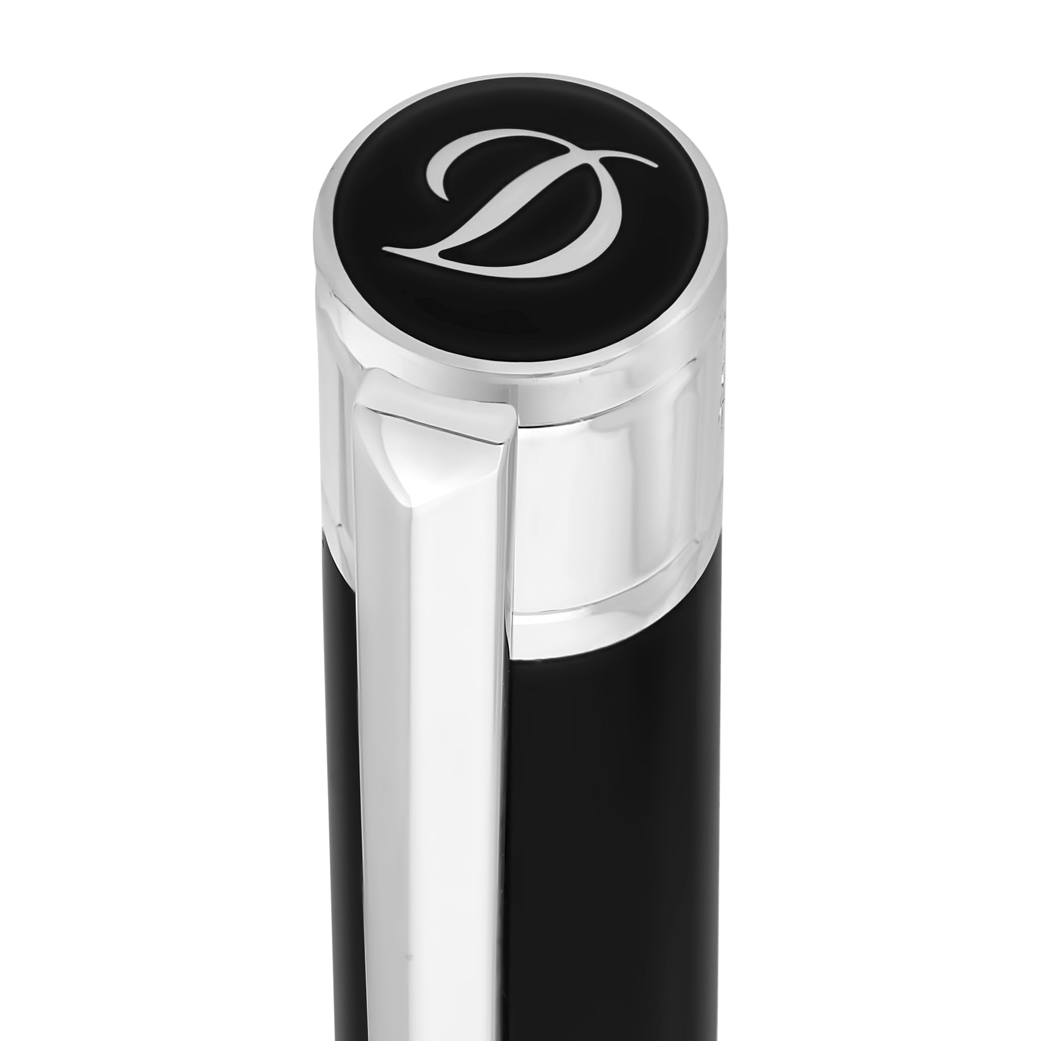 S.T.Dupont Kugelschreiber Initial, Schwarz/Chrom