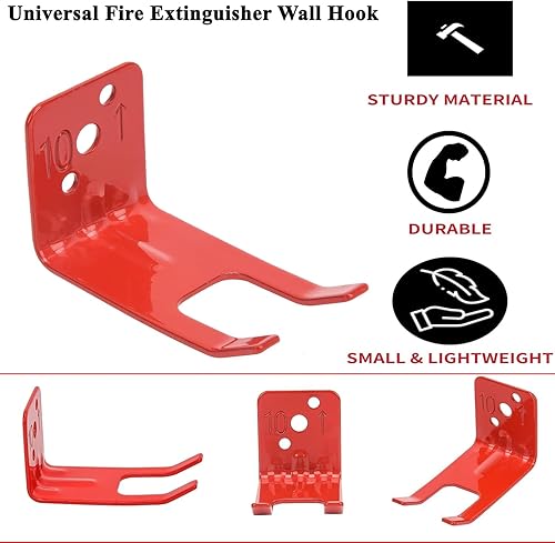 Miniatura 4 de Soporte para extintor de incendios, soporte para extintor de incendios, soportes para extintores químicos de 5BL-13 libras, universal para todos los