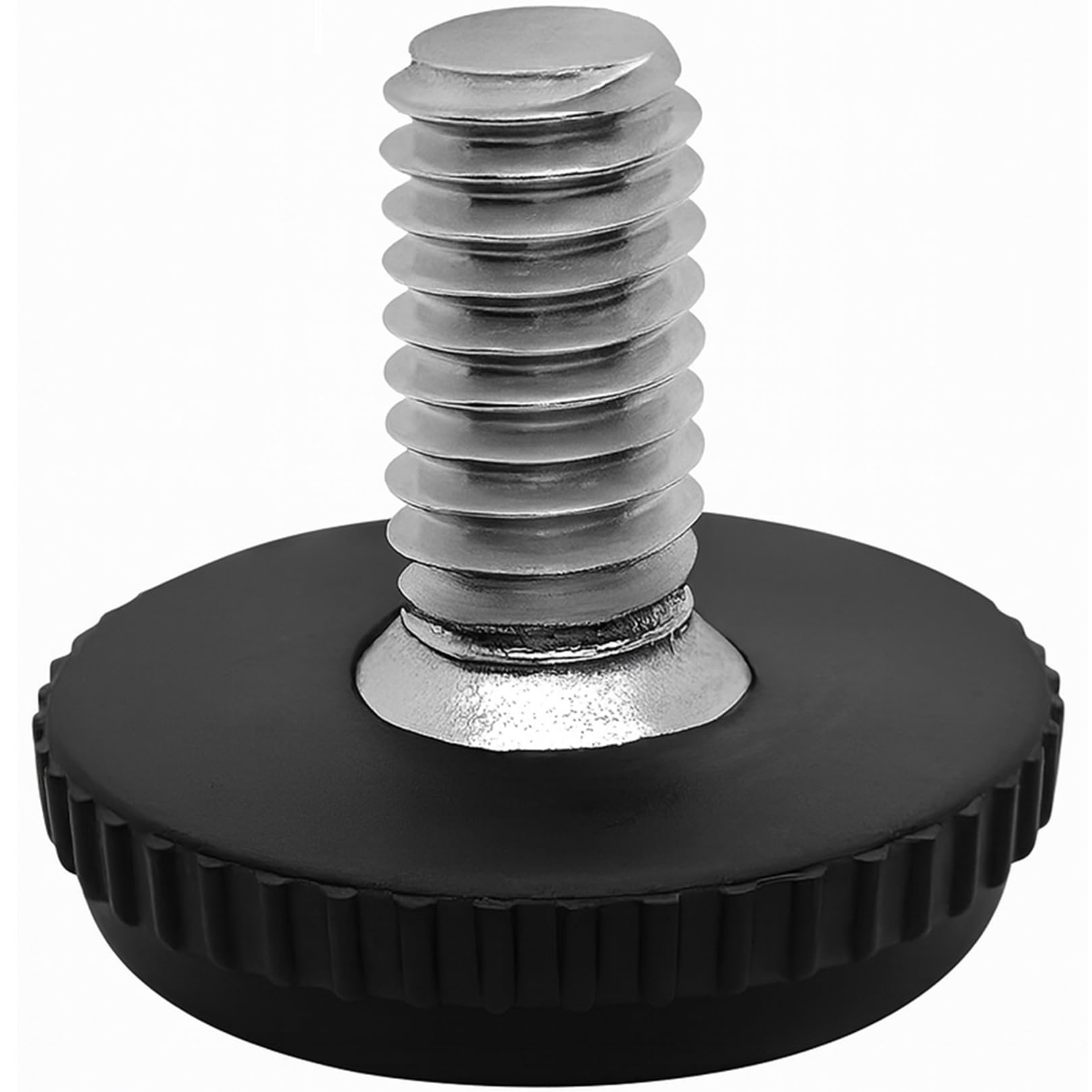 16 Outdoor Furniture Leg Levelers 1/4-20 Thread with Approx 5/8" Stainless Steel Threaded Stud Adjustable Glide Patio Furniture Levelers Leveling
