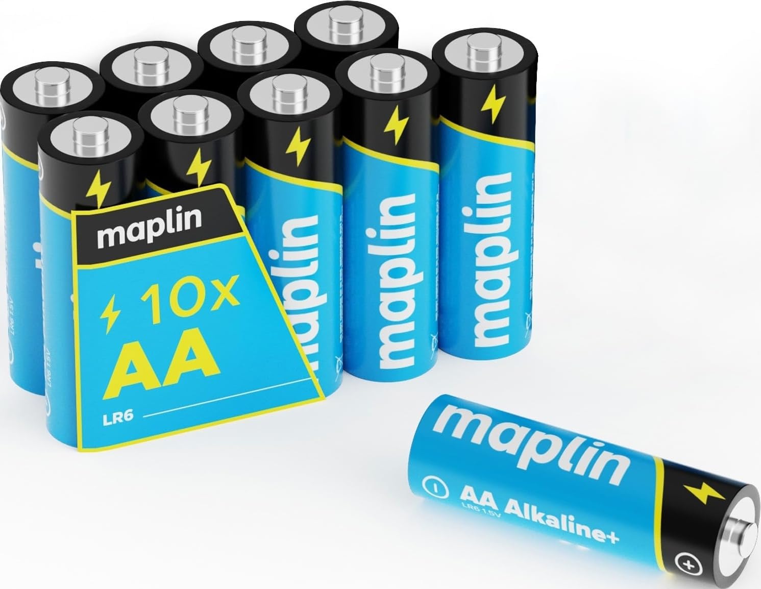 Maplin Aa Lr6 1.5V Alkaline Batteries 7 Year Shelf Life High Performan