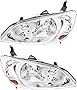 For Honda Civic | Civic Hybrid Headlight 2004 2005 Driver and Passenger Side Headlamp Replacement