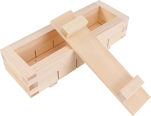 Cabilock 1 juego de molde de prensa de sushi molde rectangular de madera molde de arroz molde de pastel de arroz