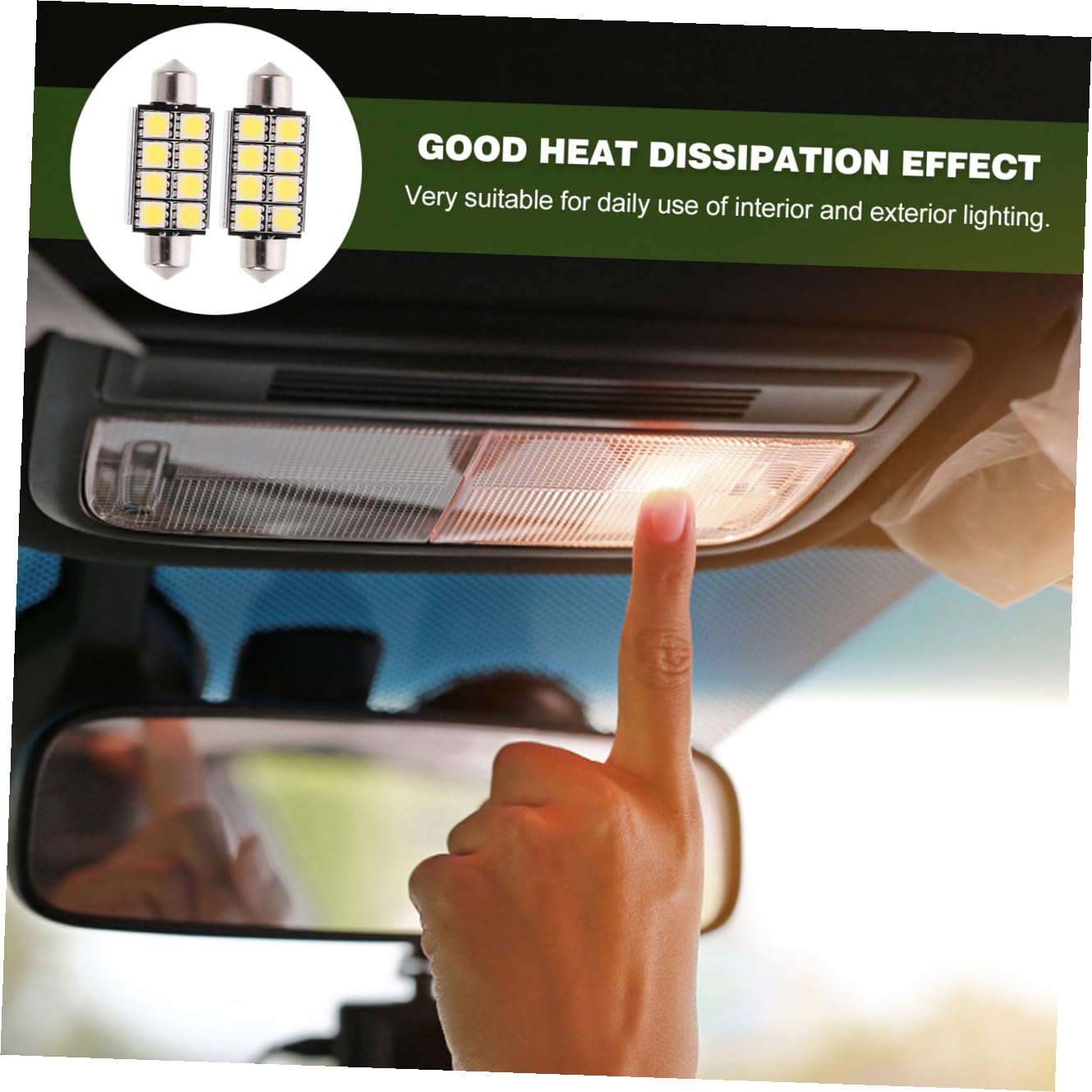 ULTECHNOVO 24piezas Bombillas Led Festoon Para Luz Interior De Automóvil Bajo Consumo y Alta Durabilidad