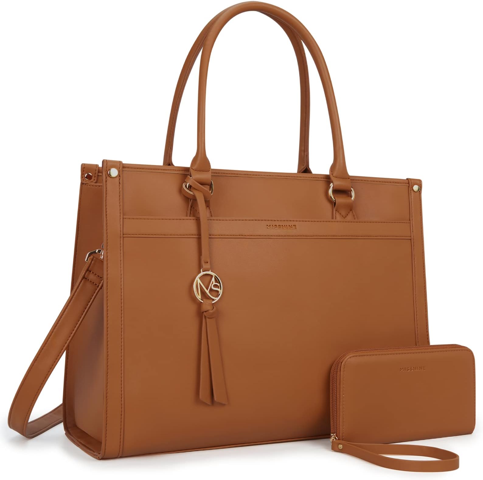 [BFYSYO] Laptop Tote Bag 15.6 inch Laptop Bag Stylish Briefcase for Women Work Shoulder Bags for Office, Travel, BFY-AU724-C20502