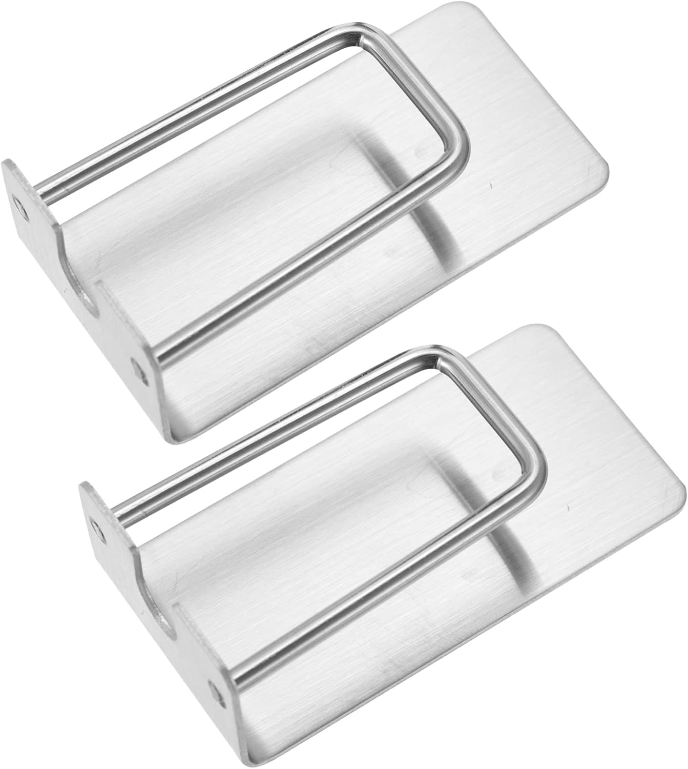Cabilock 2 Uds. Colgador de Estante de Plata para Baño Expositor Colgante de Drenaje Organizador Adhesivo Soporte de Color para Pared para Estantes de Perforación de Té Taza de