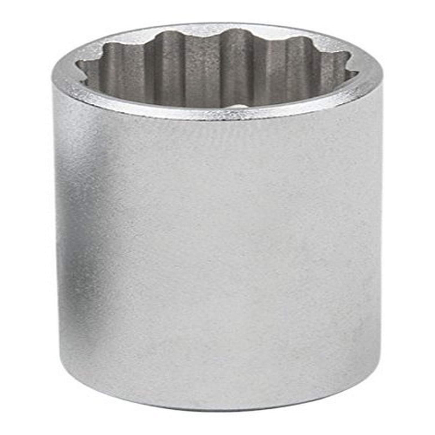 KS Tools Stecknuss 12-Kant-Stecknuss 16 mm, L=30 mm, matt satiniert, Chrom-Vanadium
