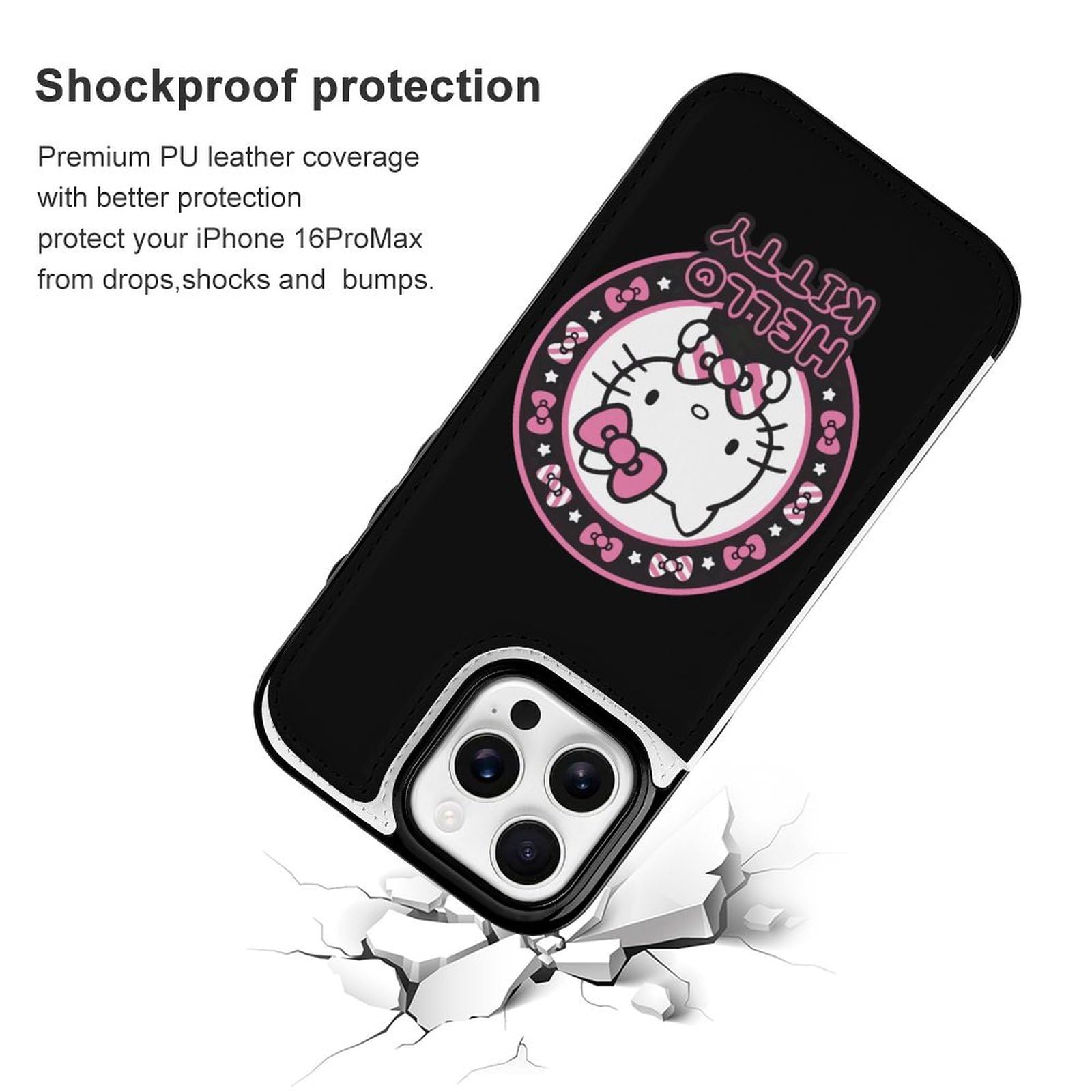 Amazon.co.jp: iPhone 16 ケース 手帳型 ハローキティ iPhone 16 Pro