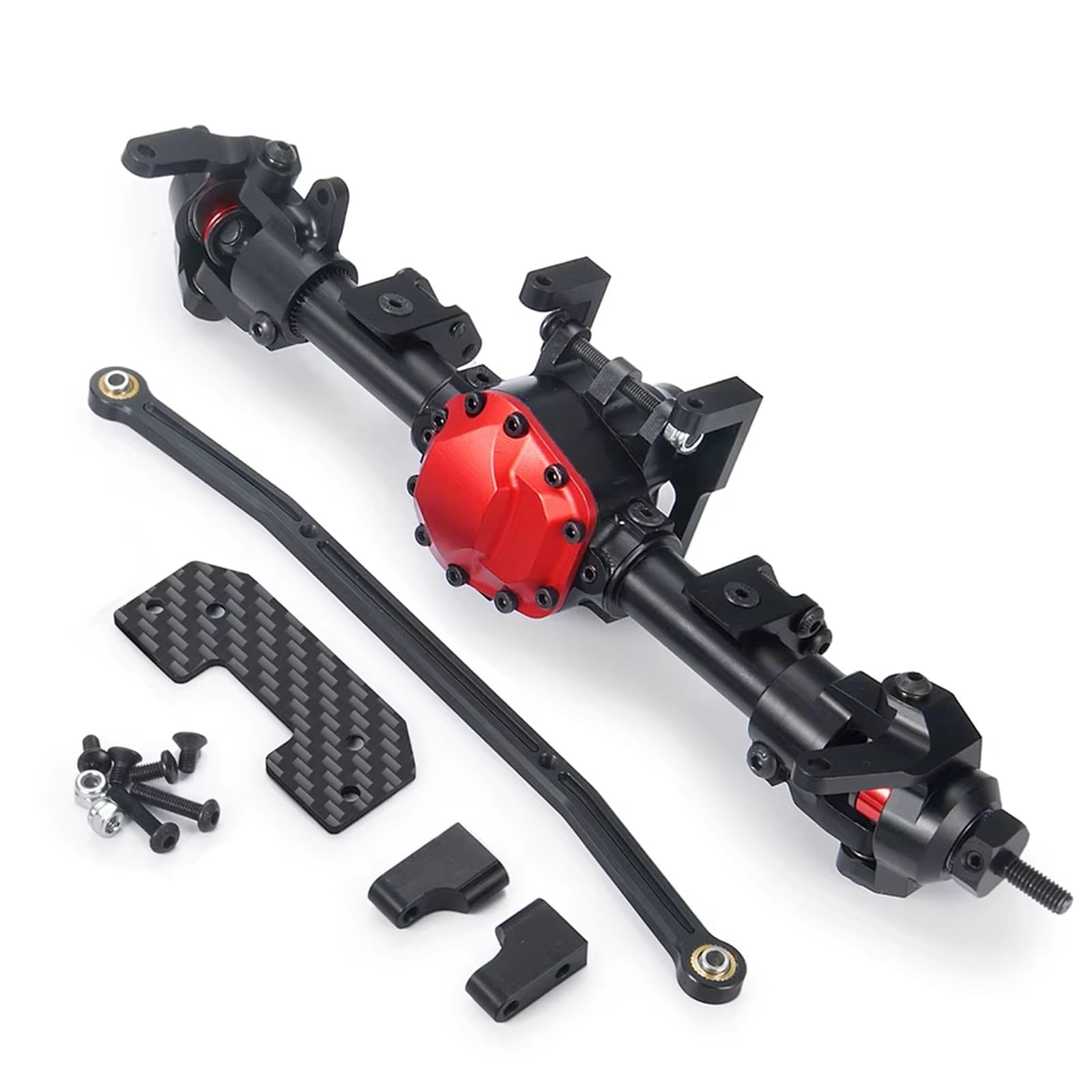 Kompatibel Mit Axial Für SCX10 II AX90046 90047 90027 1/10 RC Für Felsen Crawler Car Teile Metall Vordere Hinterachse Gerade Komplettes Achse RC Modelle