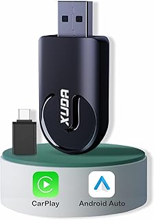 Adaptador Carplay e Android Auto Sem Fio Wireless Usb, Bluetooth 5.0 Premium