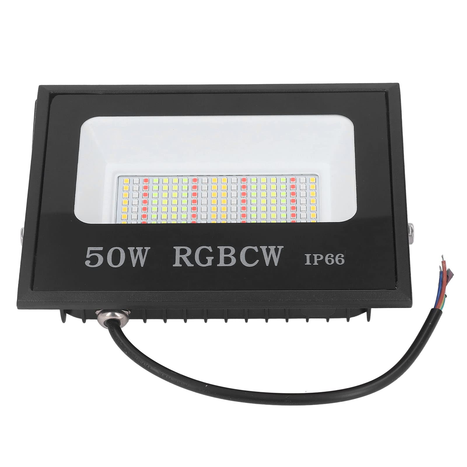 Faretto LED, Impermeabile IP66, 50W RGB | Temporizzazione ad alta efficienza energetica, controllo BT APP integrato, involucro in alluminio, paralume in vetro