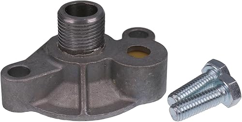 Miniatura 2 de Adaptador de filtro de aceite 3952301 compatible con motores Chevy Small Block V8 SBC BBC Spin On Bypass 305 307 327 350 400 396 402 427 454