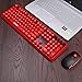 Teclado y ratón inalámbricos Reino Unido, conexión SADES V2020 2.4 GHz, encantadora...