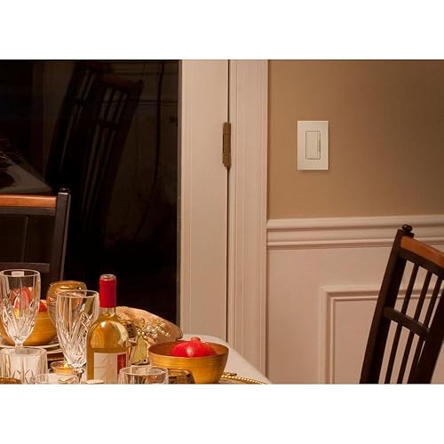 Miniatura 7 de Lutron - Interruptor de atenuación Maestro LED+ para bombillas LED regulables, halógenas e incandescentes, 150 Wunifolar o multiubicación,