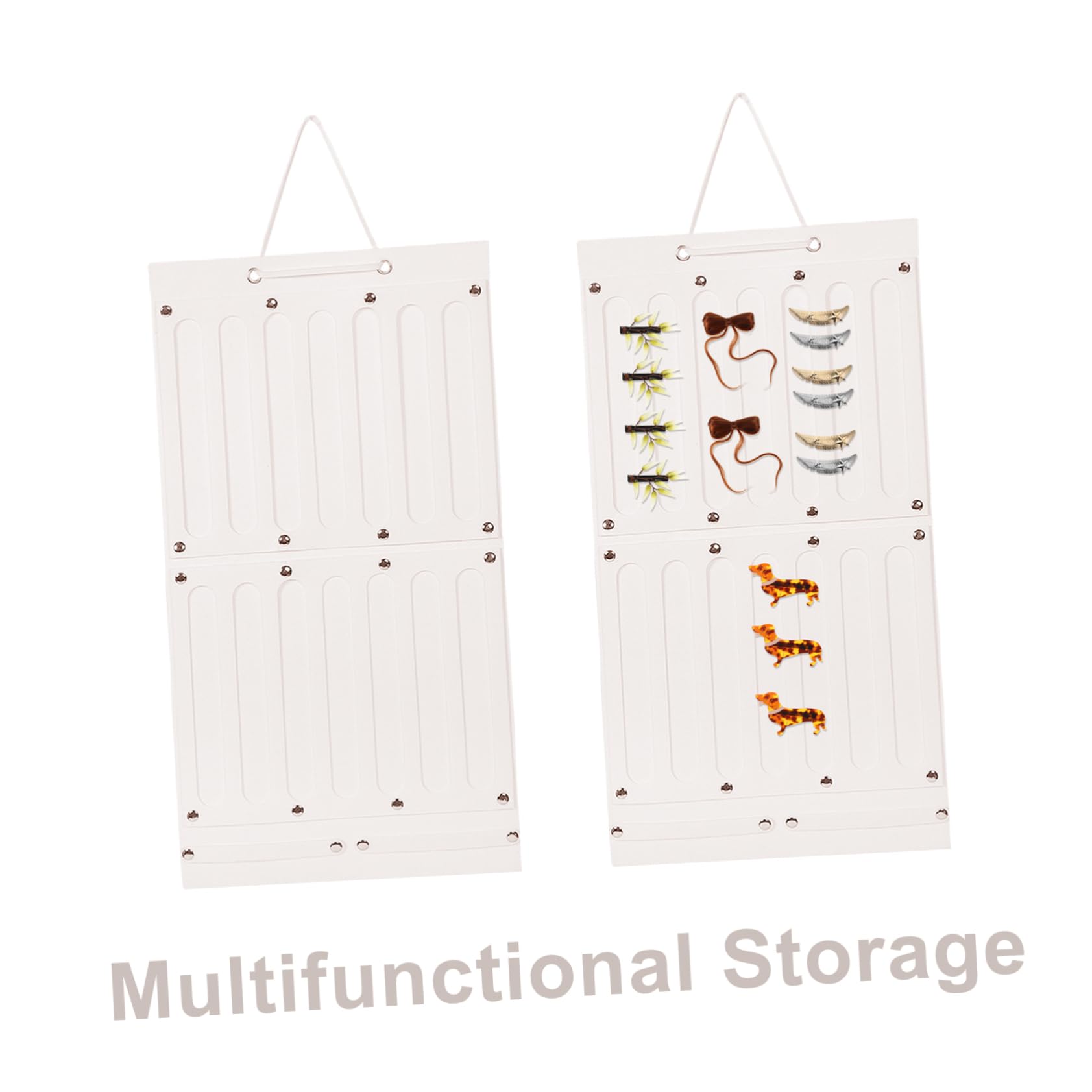 Healvian 5 Pezzi Organizer Parete in per e Accessori Collane Fermagli e Cerchietti Salvaspazio per Camerette e Armadi