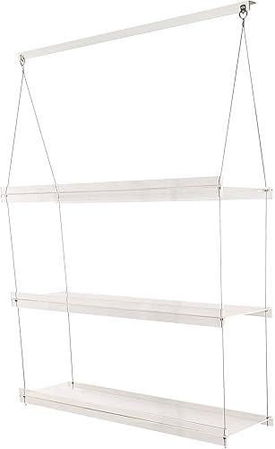 Miniatura 9 de SUPREMETECH Estantes colgantes de acrílico para ventanas (22 pulgadas de ancho, 3 estantes - 46 pulgadas de alto)