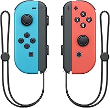 Joypad Controller Compatible with Switch, Switch Joypad (L/R) Support Wake-up & 6-Axis Gyro(Blue and Red)