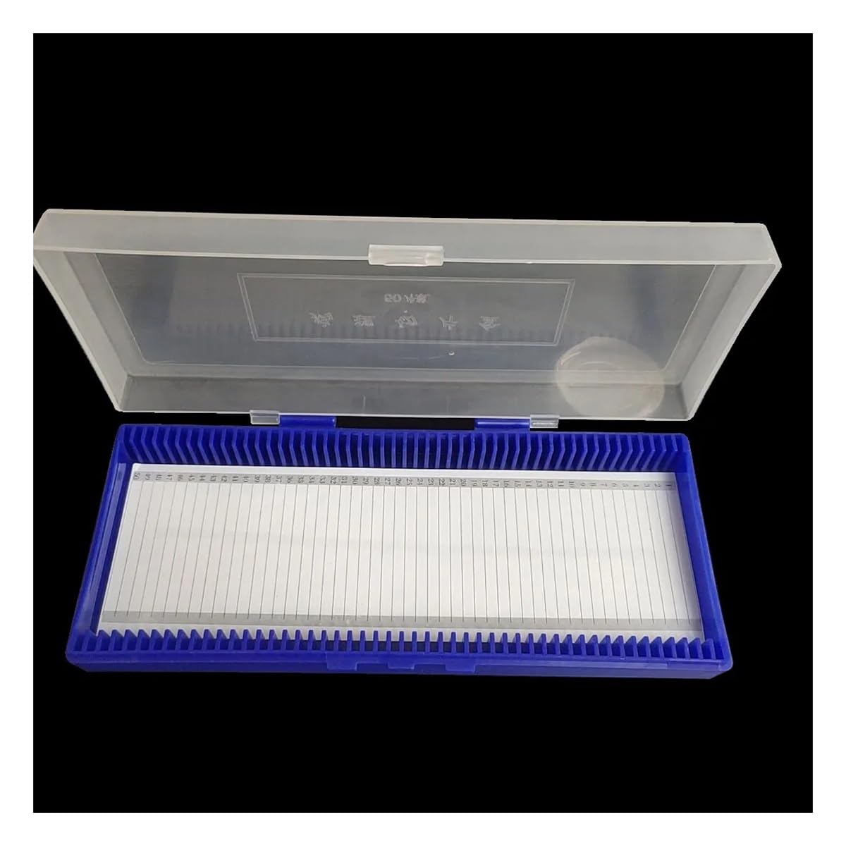 Microscope 50Pcs Microscope Slide Biological Slides Bio Slice Box
