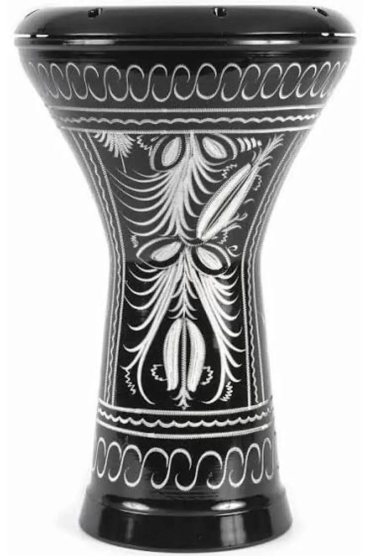Profesyonel Mısır Darbuka Percussion Oryantel Koyuculu Kılıf ve Alyan Ayarlama Anahtarlı Darbuka (Erzincan İşlemeli)