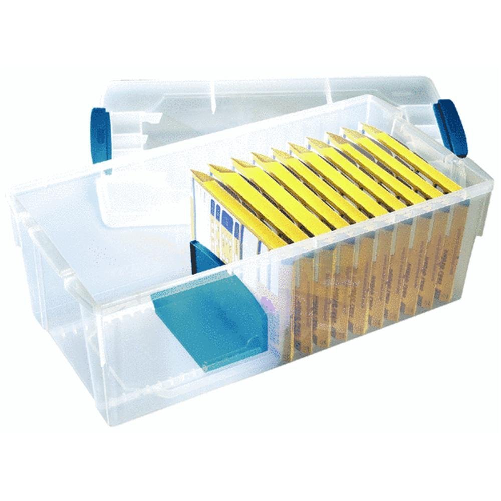 Rubbermaid FG448700ROYBL Media Storage Box Royal, Blue