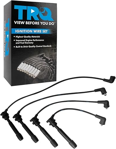 Miniatura 31 de TRQ Juego de cables de bujía de encendido del motor compatible con Hyundai Tucson Kia Sportage 2.7L Nrew