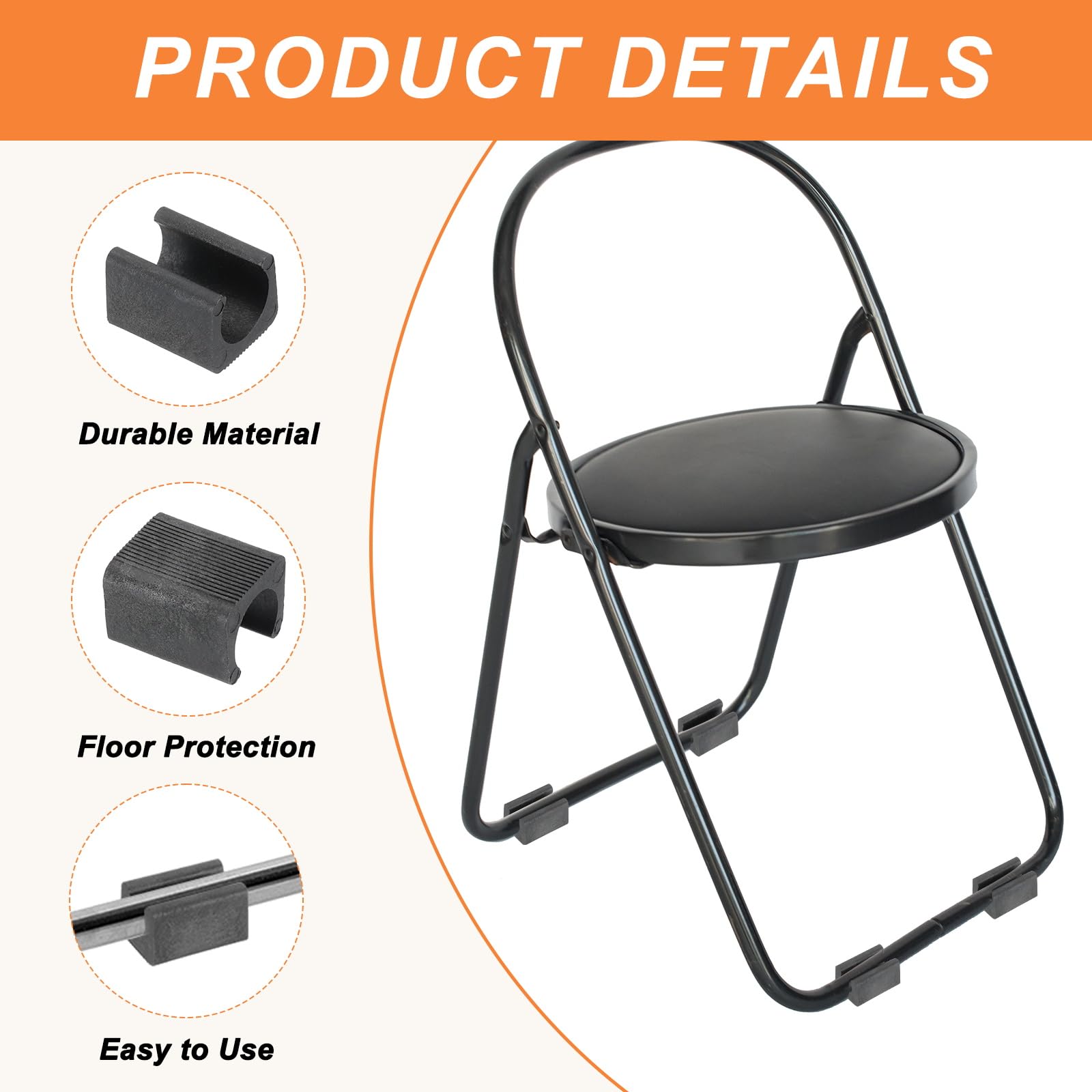PATIKIL 32pcs U Chair Leg Caps - Image 3