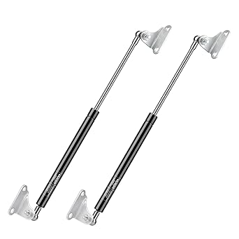 HUOPO 25 Inch 100lb/455N Gas Shock Strut Spring Lift Support for RV Bed Storage Cover Door Lids Floor Hatch Boat Shed Window Custom Heavy Duty Tool Box Toy Lid Basement Doors TV Cabinet, Set of 2