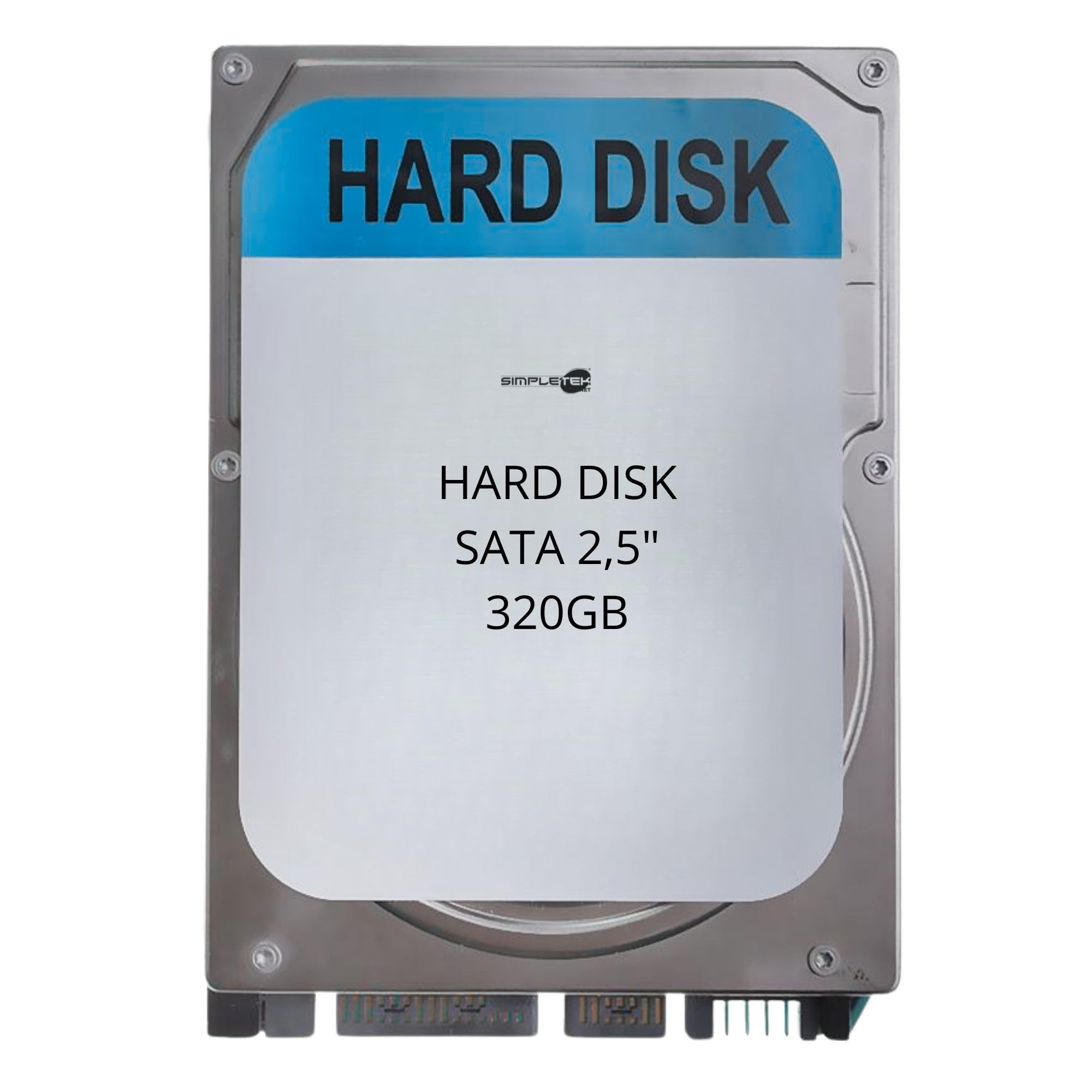SIMPLETEK - Hard Disk interno 2.5" da 320GB | SATA 3Gb/s, 5400 RPM, 8MB Cache | Adatto per notebook e dispositivi portatili (Ricondizionato)