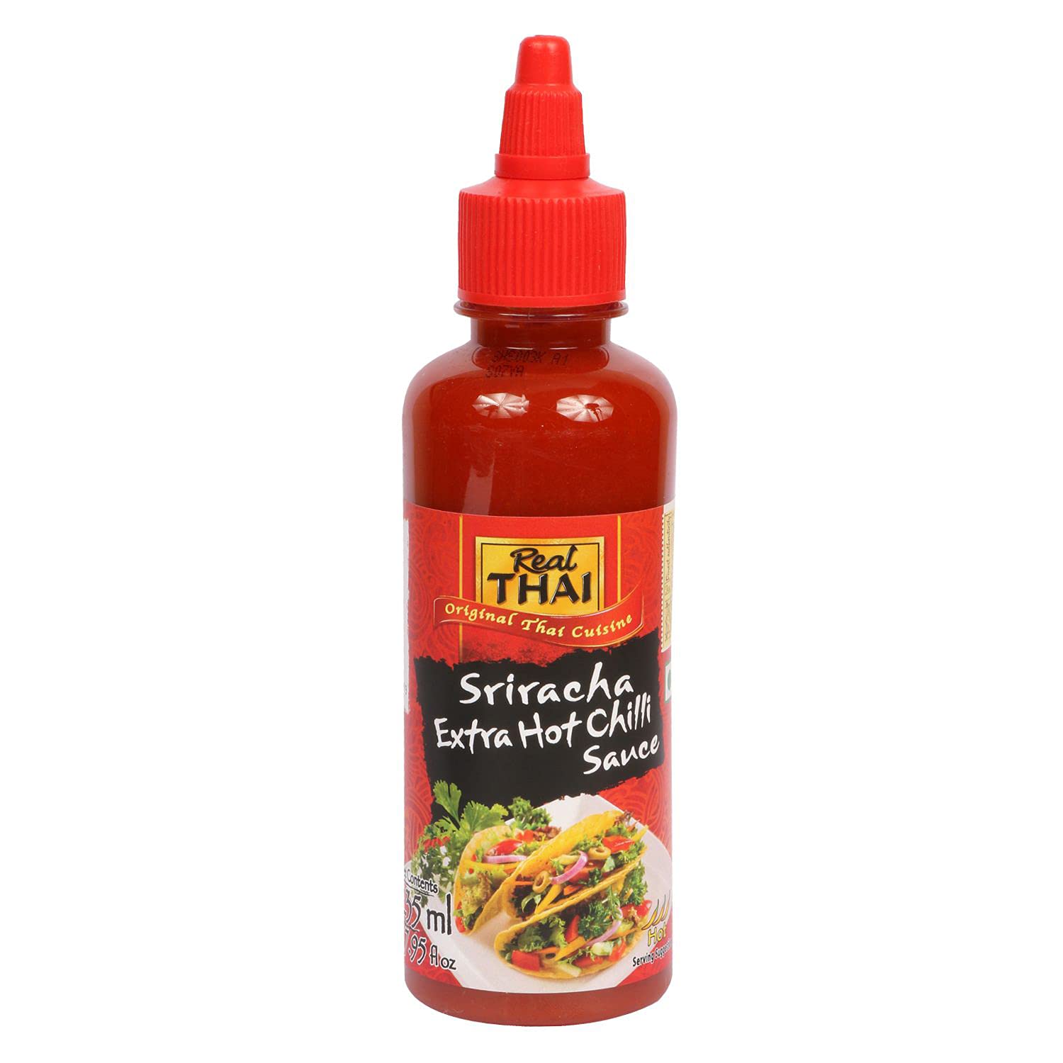 Real THAI Original Thai Cuisine Sriracha Extra Hot Chilli Sauce Pet Bottle, 12 x 235 ml (B085CYQ4B3) Amazon Price History, Amazon Price Tracker