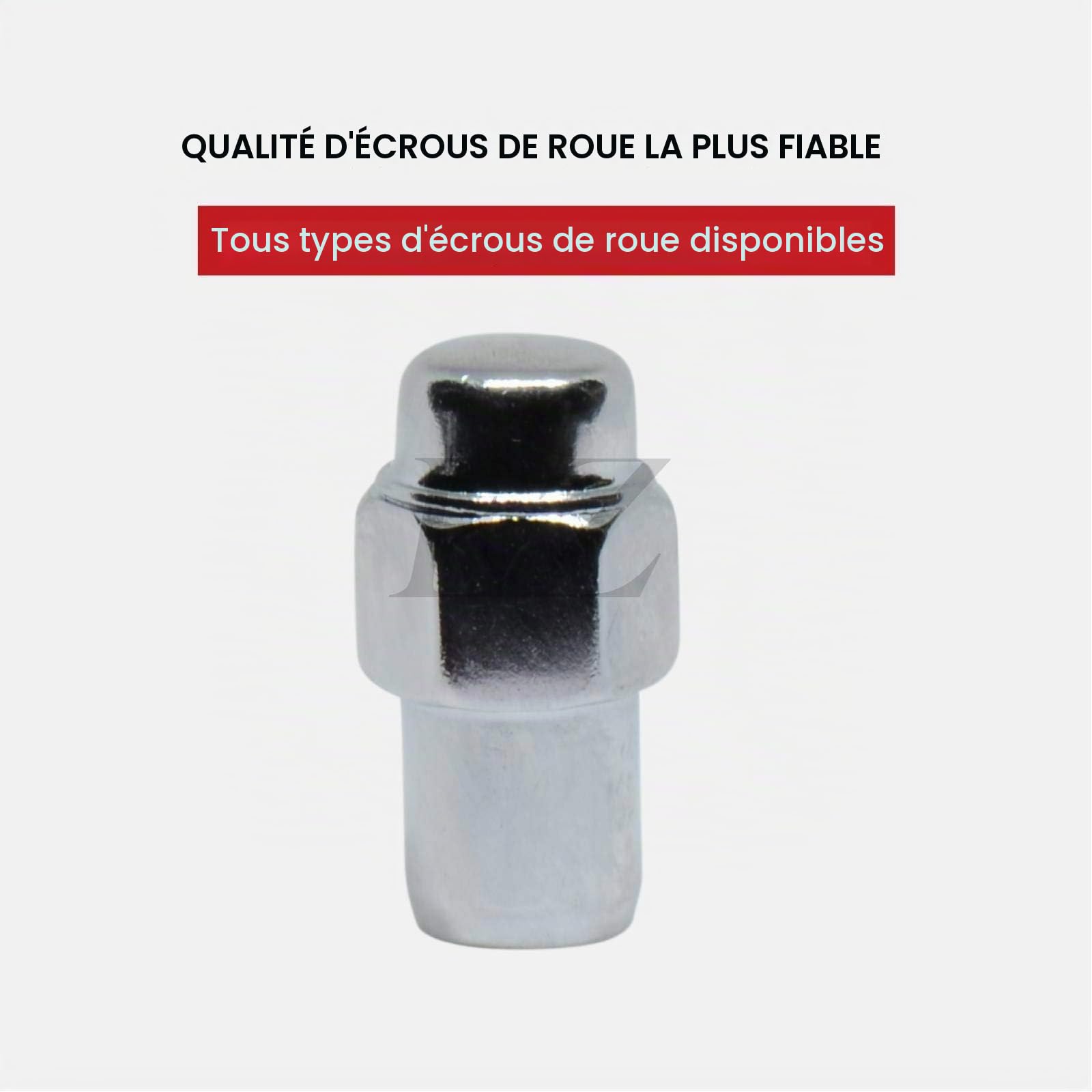 Cragar Lot de 20 écrous de roue standard en magnésium 1/2"-20 avec rondelle décalée