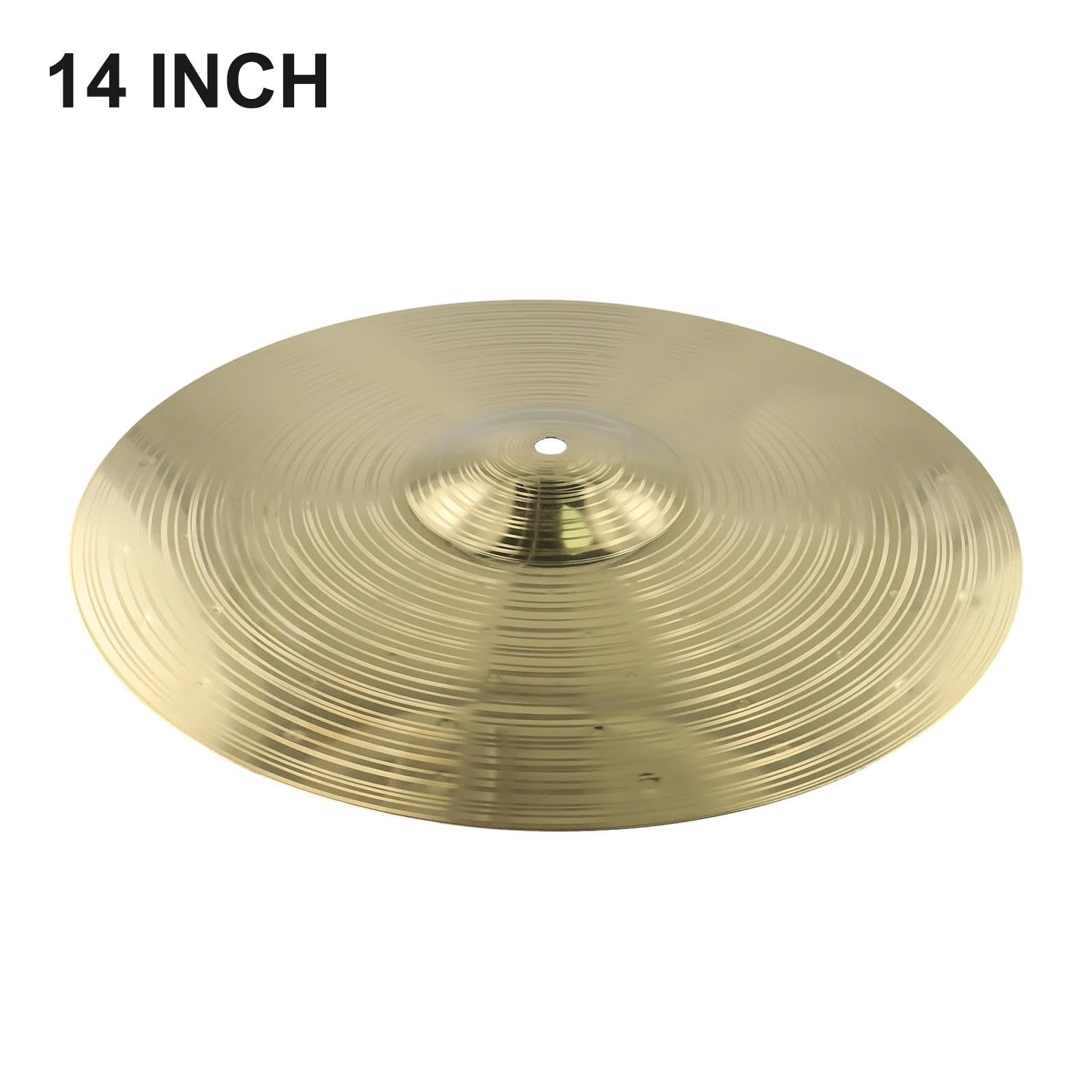 Typ Wydajności Talerz Praktyczne Talerze 14/16 Cali Mosiężny Splash Wszechstronny Czysty Bęben Profesjonalne Wykonanie(14inch)