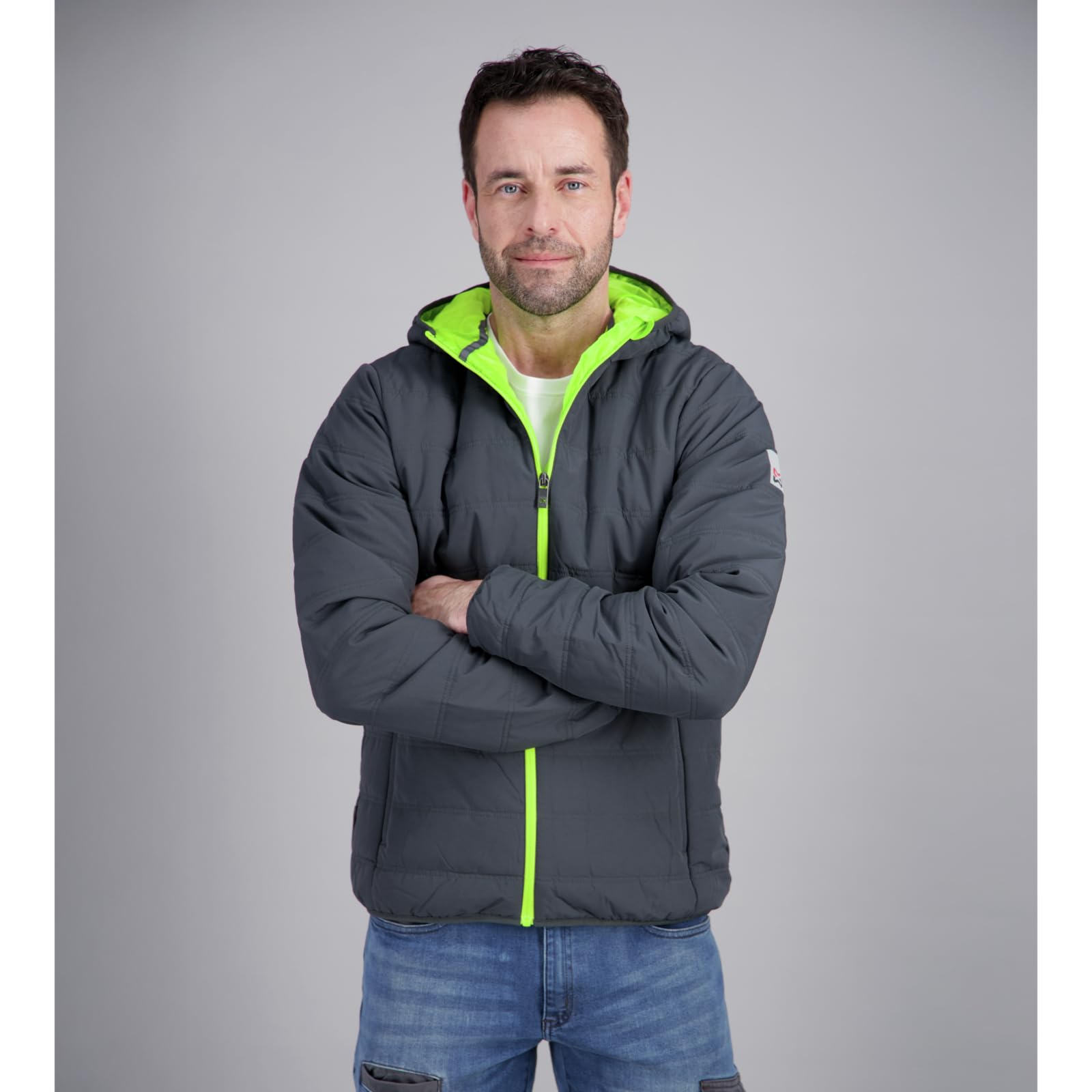 WüRTH MODYF Blouson de travail Matelassé Moon Anthracite/Lime