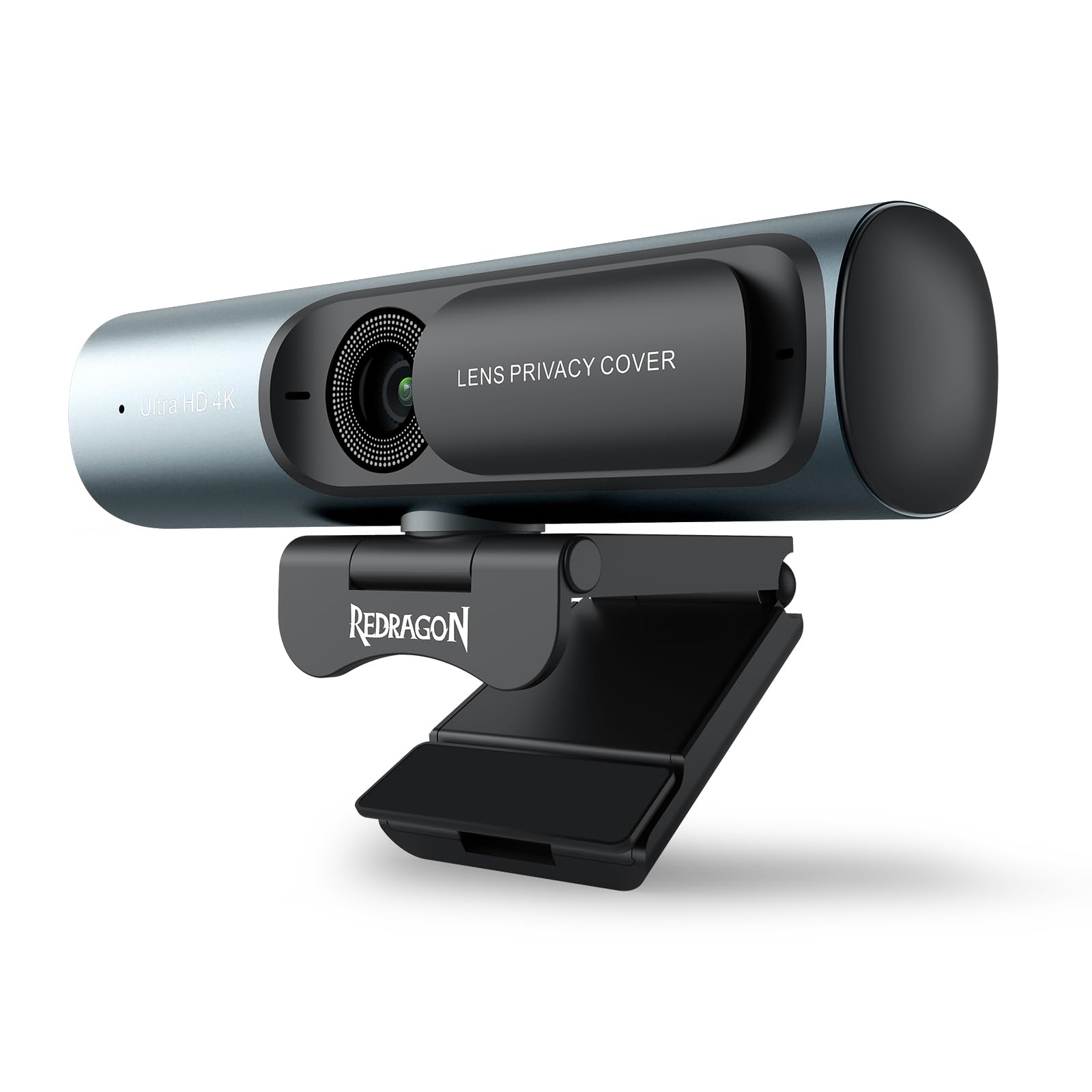 Redragon GW911 Webcam 4K per PC, Ultra HD Microfono Doppio Cancellazione del Rumore, Autofocus PDAF, Correzione Automatica Luce, Copertura per Privacy – Compatibile Zoom/Teams/Skype/Google Meet