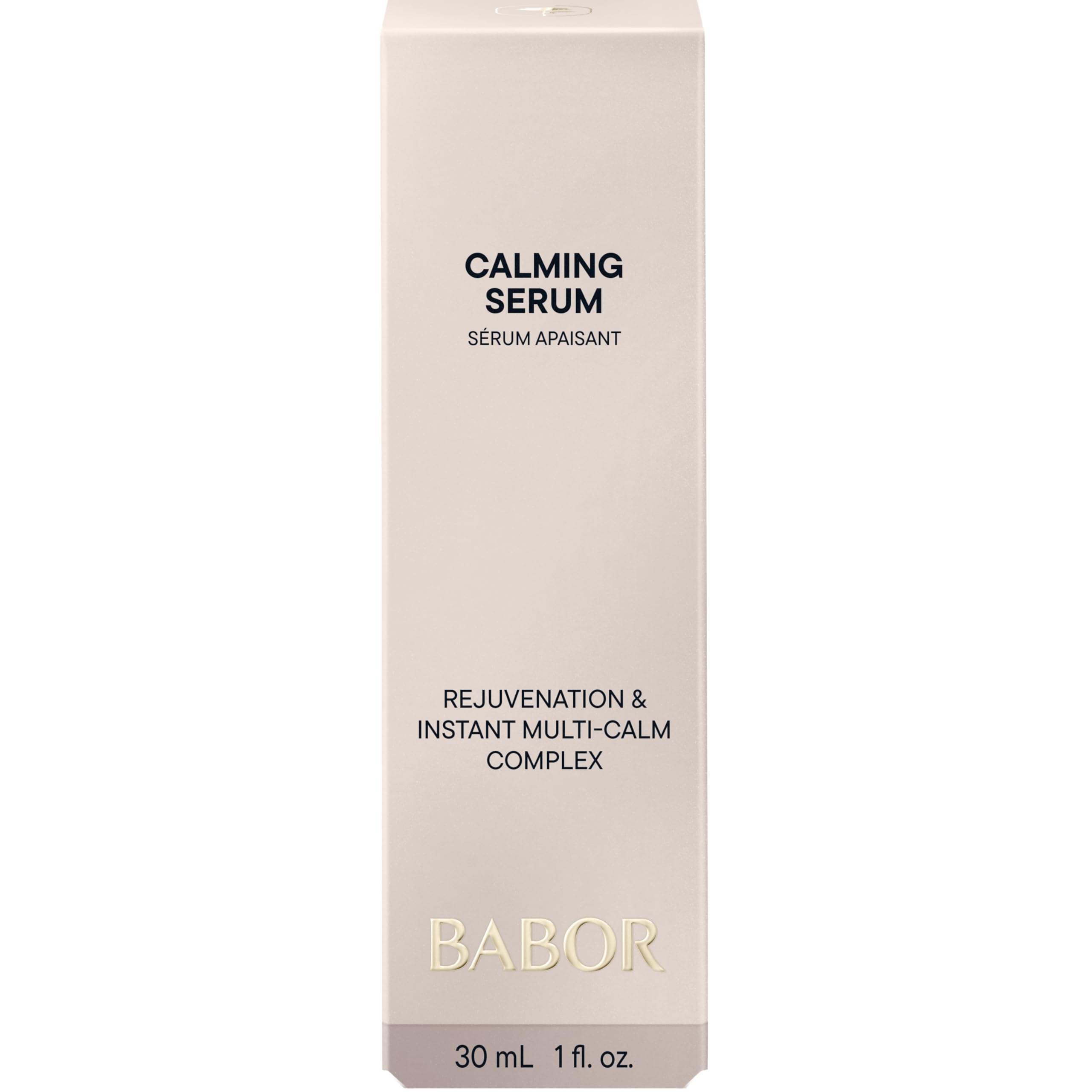 BABOR SKINOVAGE Calming Serum für empfindliche Haut, Beruhigendes Serum mit Mandelöl und Vitamin E, Ohne Farb- oder Duftstoffe, Vegane Formel, 30 ml