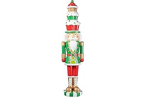 28" Tall Lighted Nutcracker Outdoor Christmas Decoration