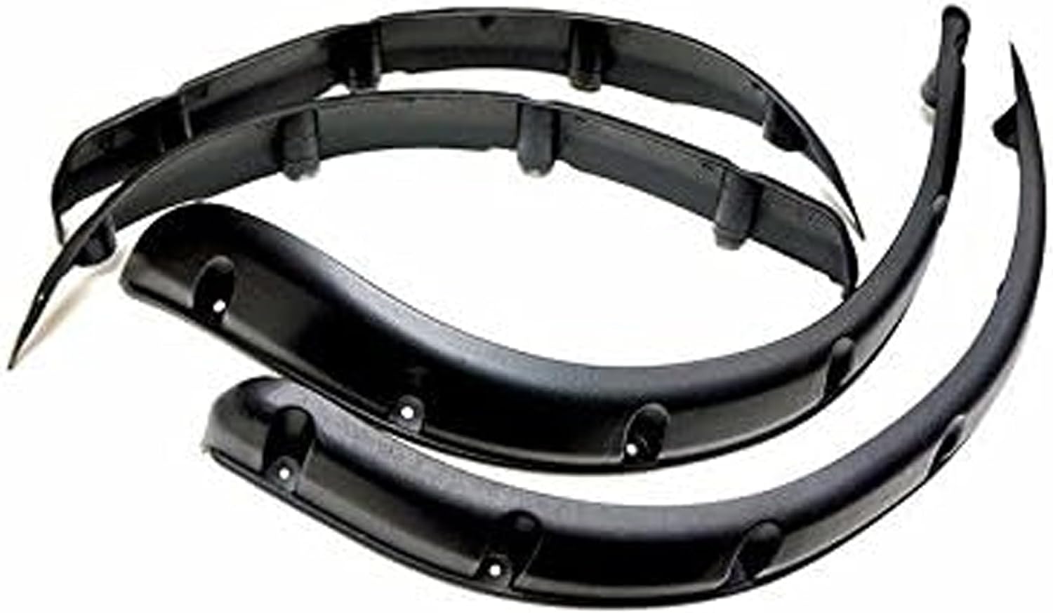 Huskey 4PCS Club Car Precedent Golf Cart Fender Flares with Self-Taping Screws for 2004-Up G/E Models,3-4 Inches Wide,Made of Impact-Resistant ABS plastic,for Lifted Golf Cart with Offroad Tires