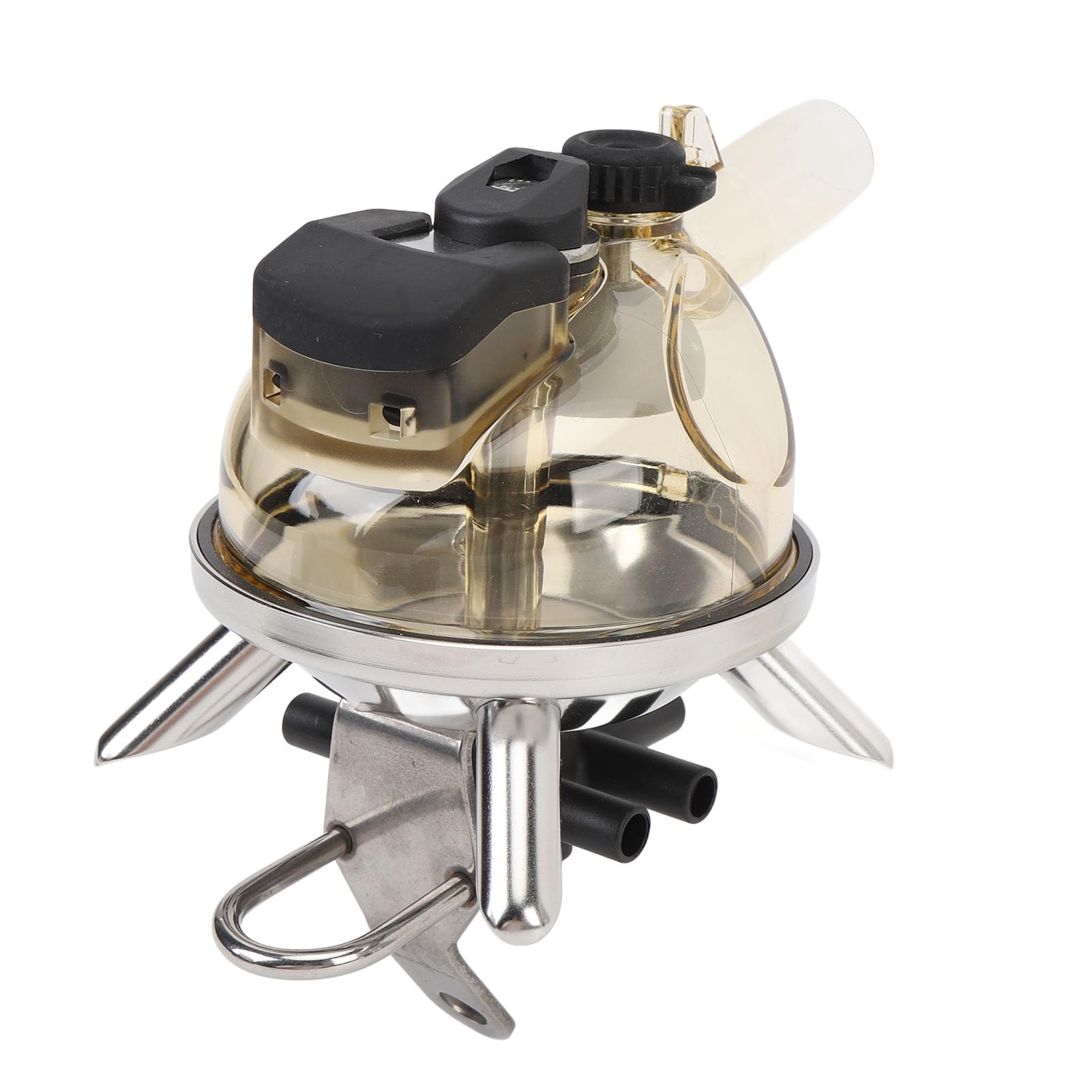 PUSOKEI Raccoglitore di Latte di Mucca Inossidabile 300 Ml |Gruppo di Mungitura con Copertura Trasparente per Azienda Agricola