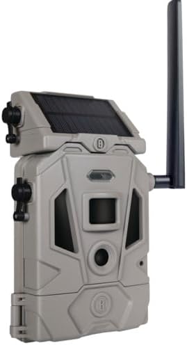 Bushnell CelluCORE 20 Solar Trail Camera mounted on a tree