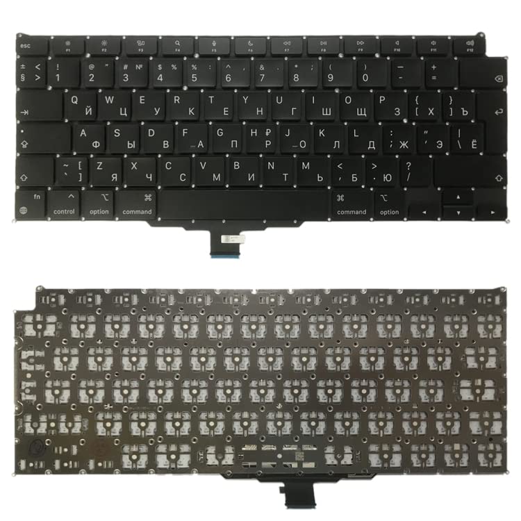 Clavier MacBook Air Retina M1 A2337 2020 avec touche Entrée ISO russe