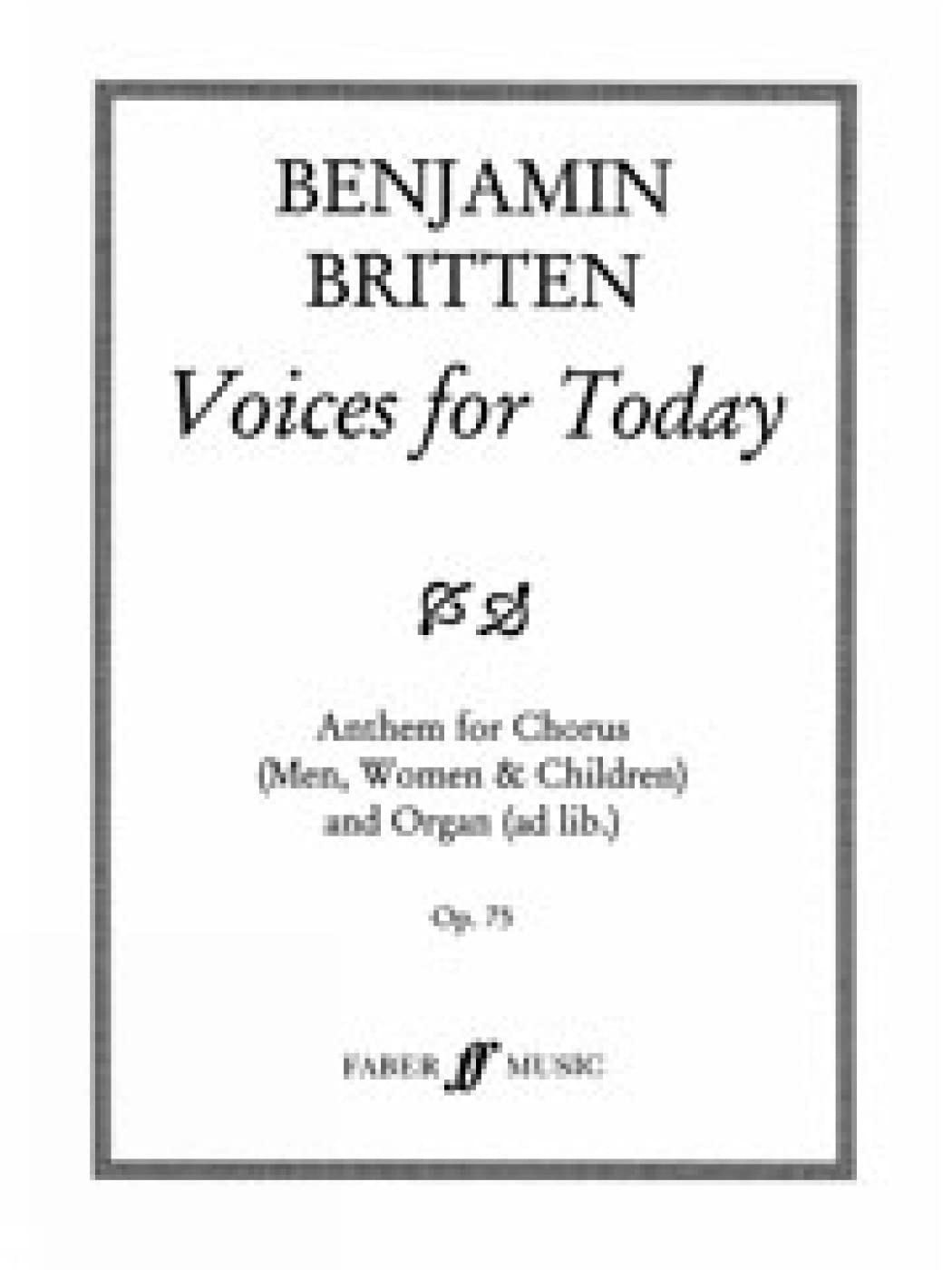 Voices for Today: SATB Accompanied