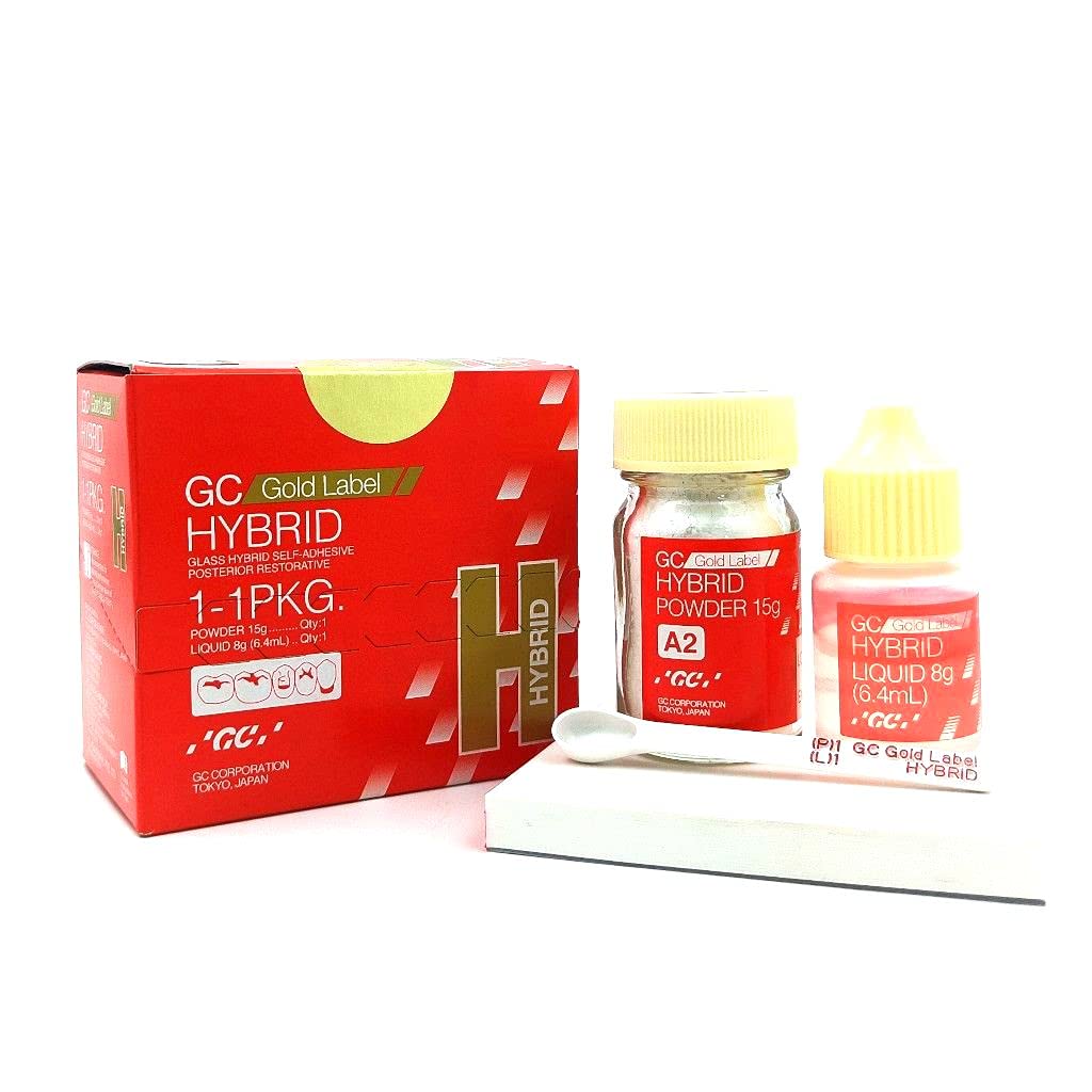GC Gold Label Glass Hybrid Self Adhesive Posterior Restorative Glass Ionomer dental products