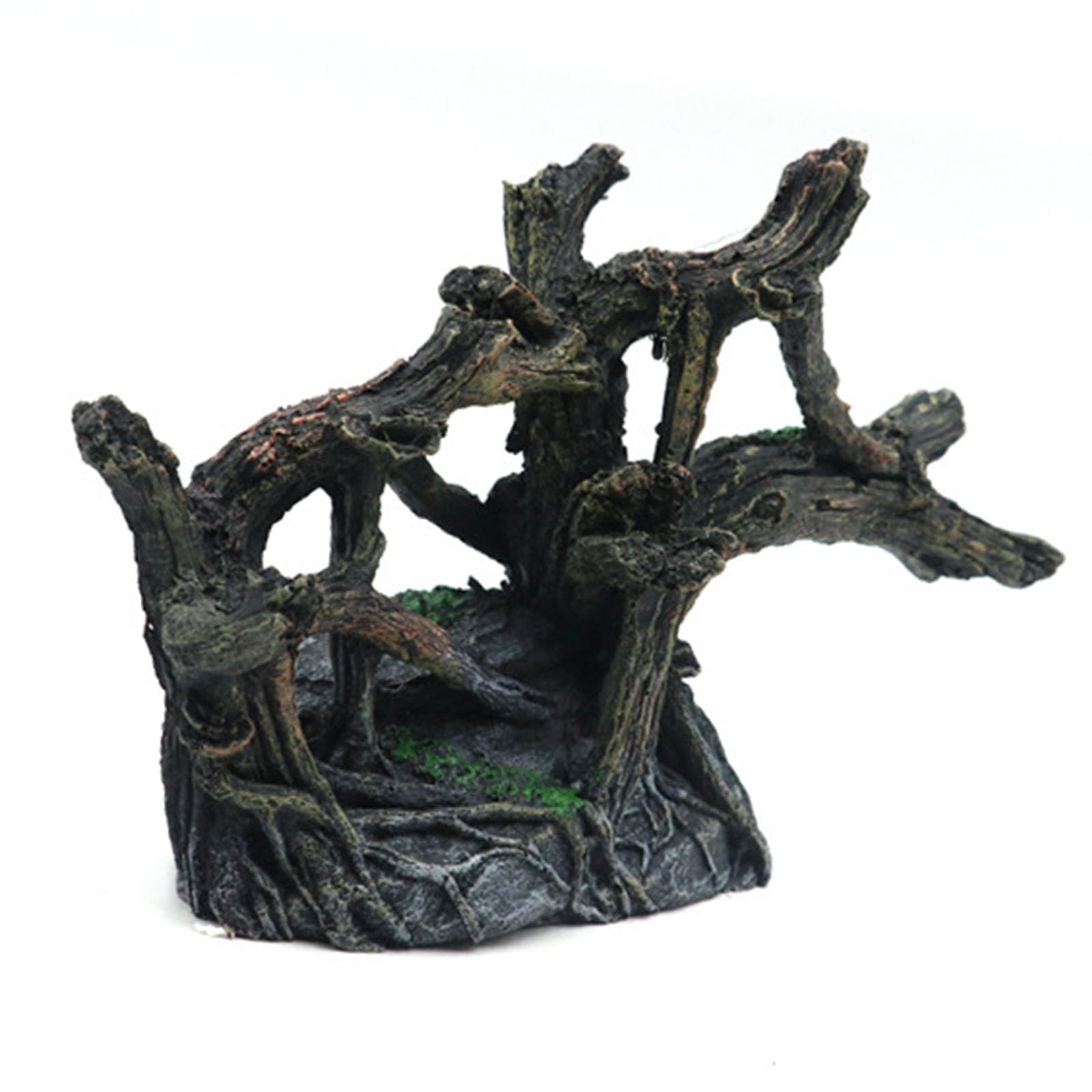 HDOYTXXM Artificial Plant Stump Aquariums Decor Fish Tanks Terrarium Shrimp Habitat Ornaments Fish Landscape Ornaments & Terrarium Craft