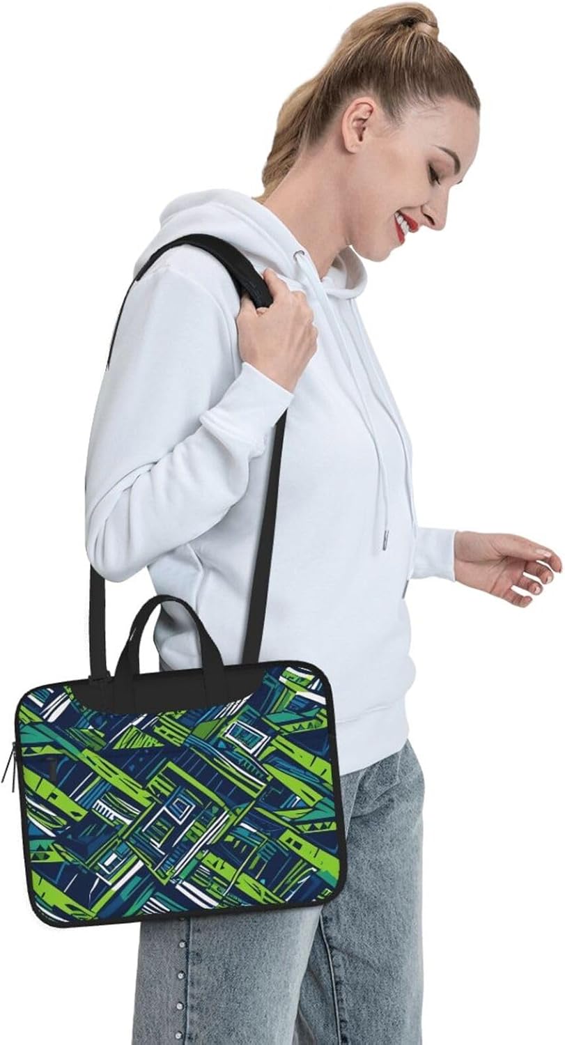 Daring Seahawk Print Laptop Bag, 13-15.6 inch Work Tote Briefcase Messenger Bag Gifts for Men Women