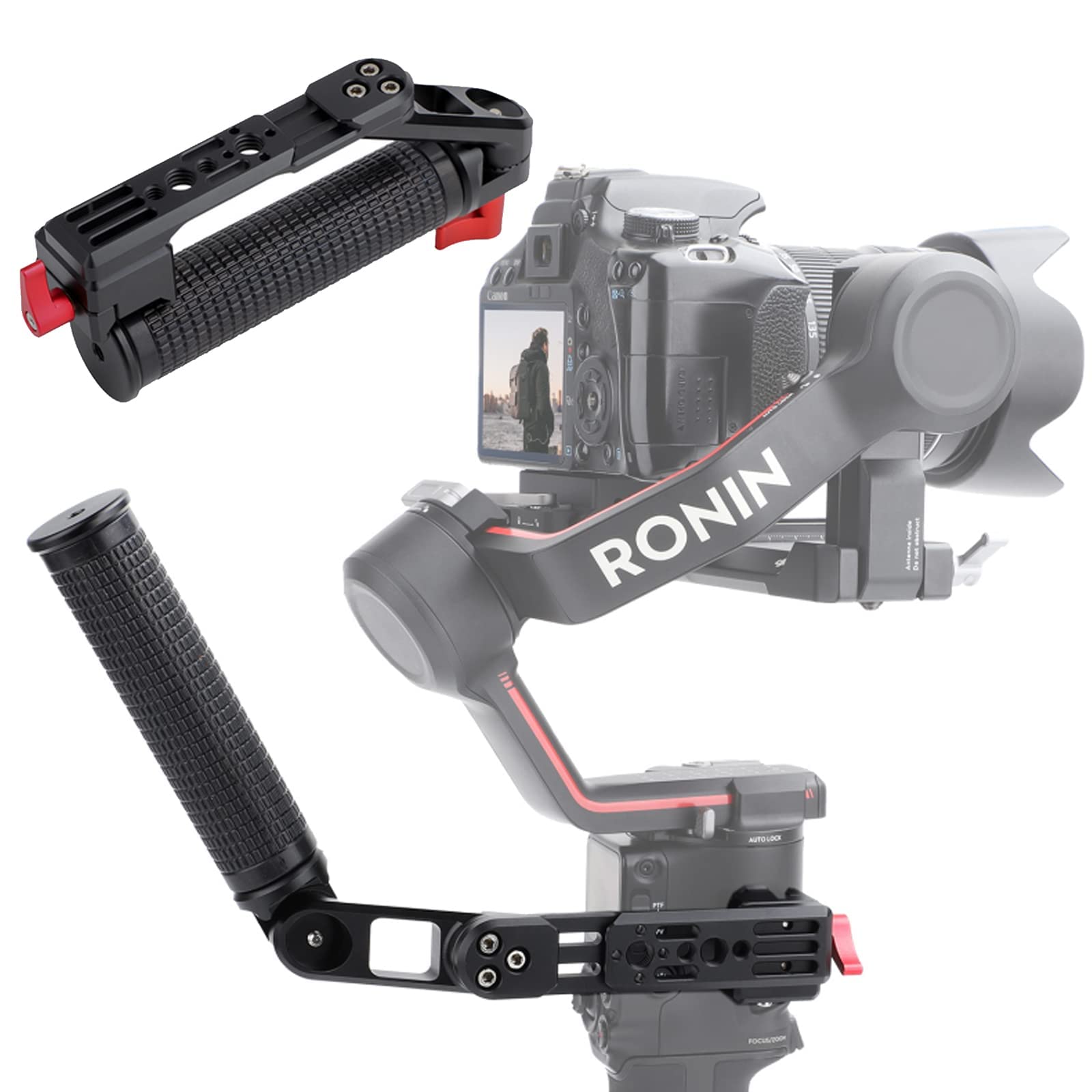 Handle for DJI RS 2/ RSC 2/ RS 3/ RS 3 Pro Adjustable Angle Handle/Stabilizer Accessories