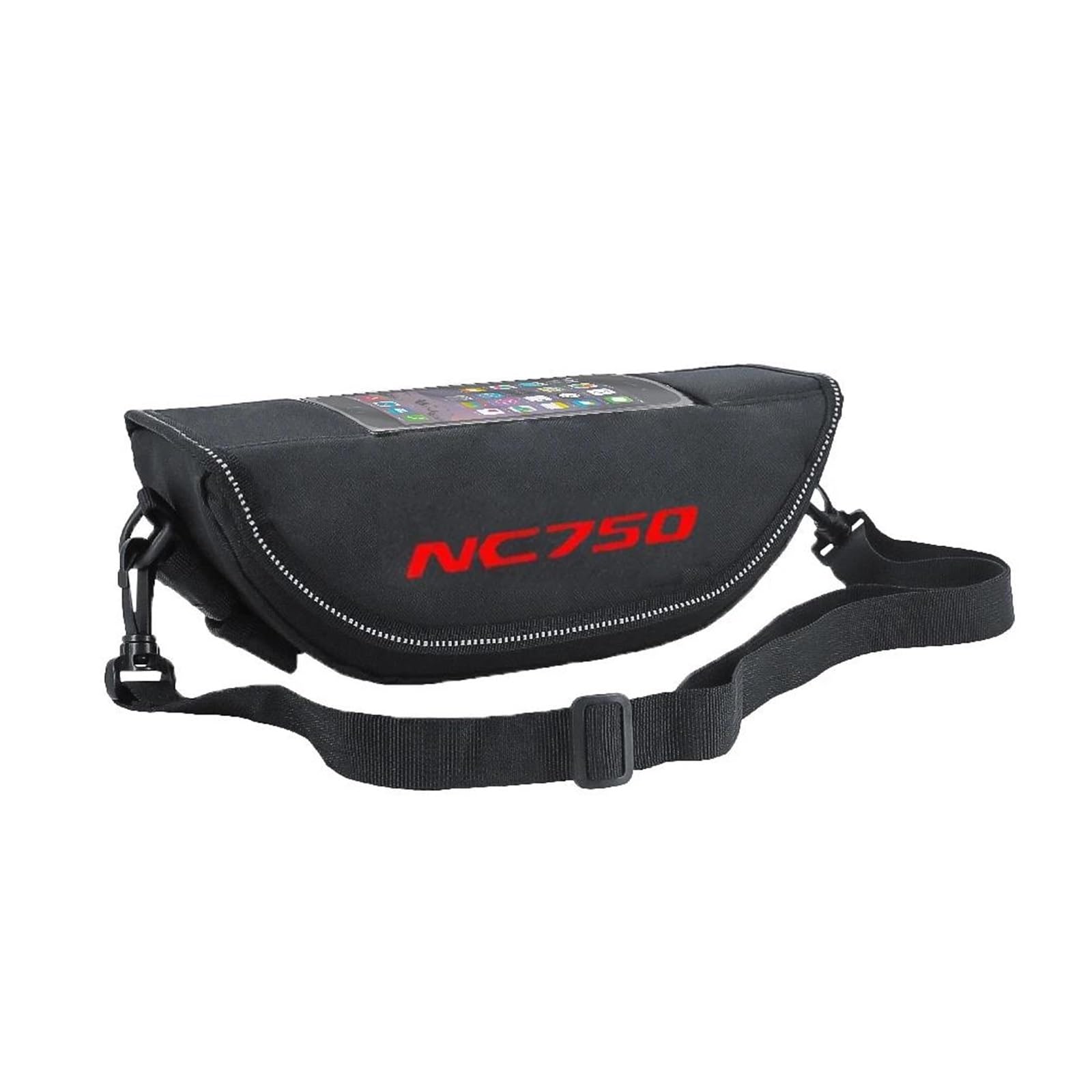 Borsa Da Manubrio Moto Per Honda NC750 NC750X NC 750 750X(Black2-with logo)