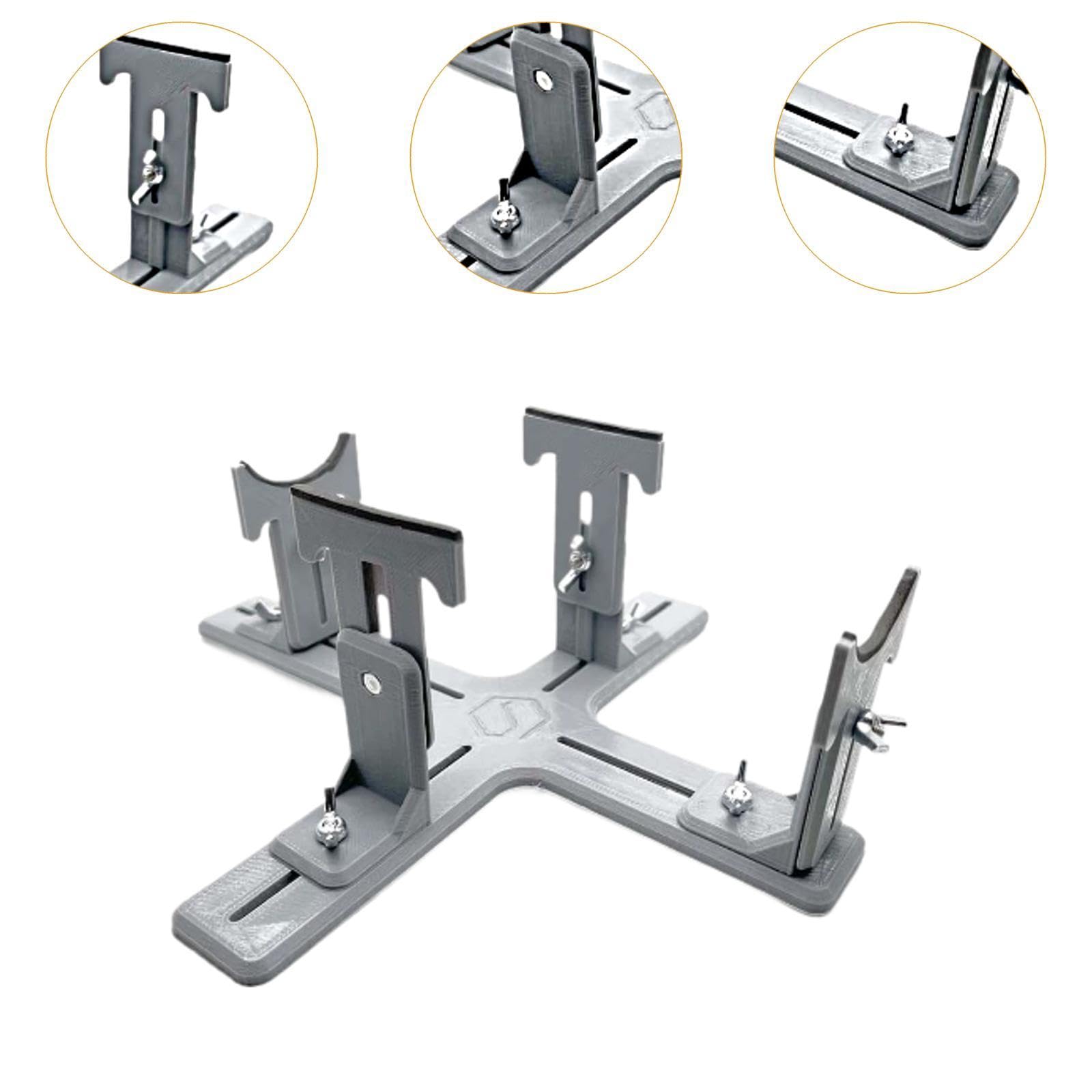 Herramientas Y Soportes de Exhibición para Maquetas de Aviones, para Pintura, Soporte Ligero, Stand Gris